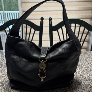 Dooney & Bourke Black Leather Hobo Bag